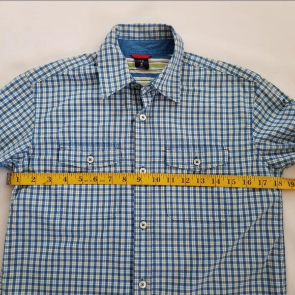 Gap Striped Button Down Shirt Sz 8 - Picture 8 of 11